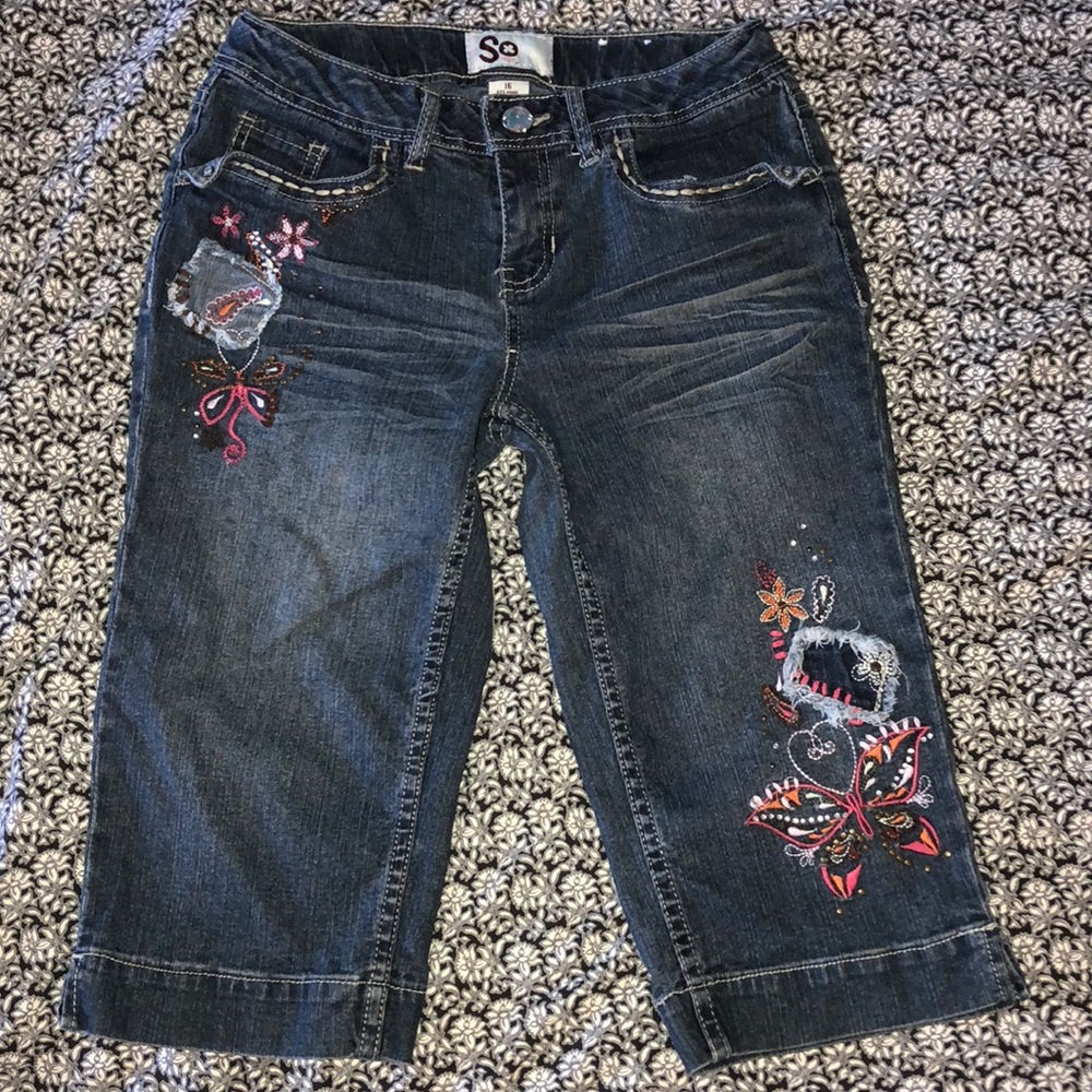 So dark wash jeans